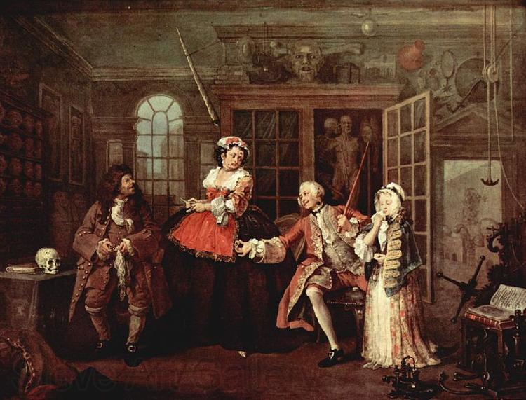 William Hogarth Mariage a la Mode Germany oil painting art